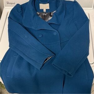 Elegant Blue Women's pea coat